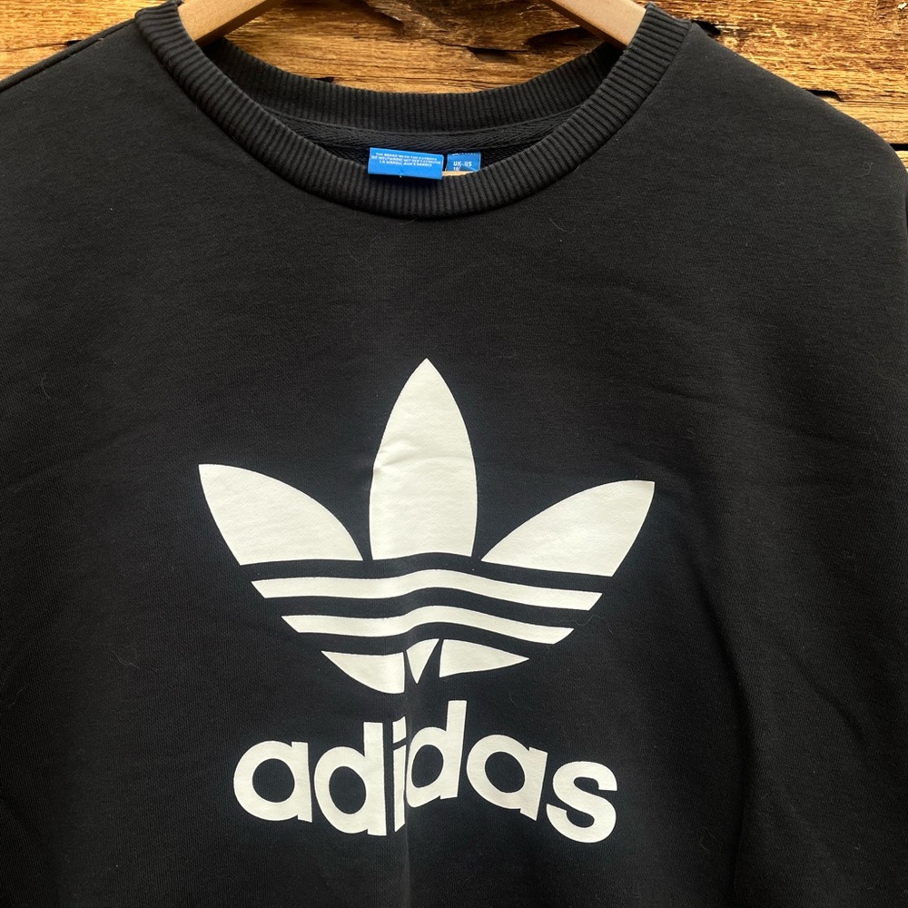 ADIDAS | Women’s Black Sweatshirt W/ Pockets L - Picture 2 of 5
